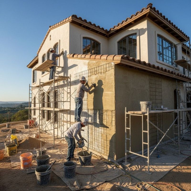 Stucco Service detail